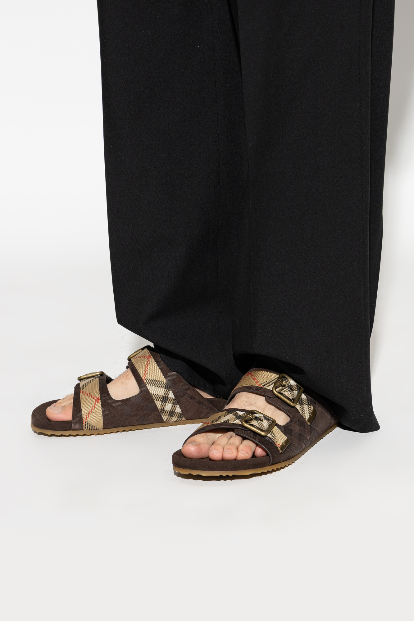 Burberry Slides with logo | Men's | Vitkac